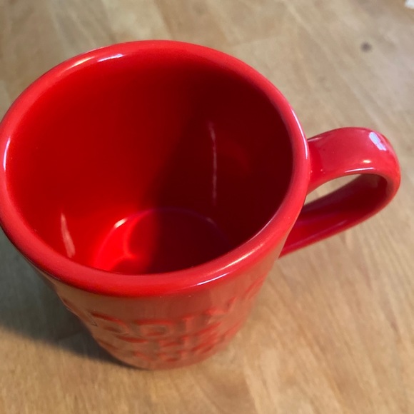 Kate spade Lenox red coffee mug cup - Picture 3 of 4